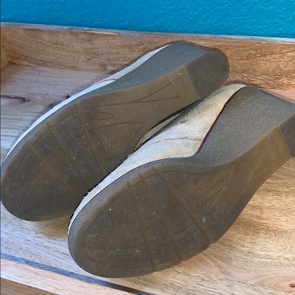 Sperry tan suede wedges - Picture 6 of 7